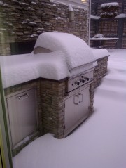 It's not like we can use the outdoor kitchen!